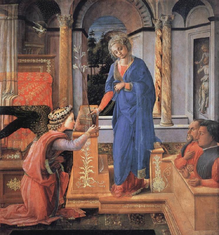 Fra Filippo Lippi The Annunciation Germany oil painting art